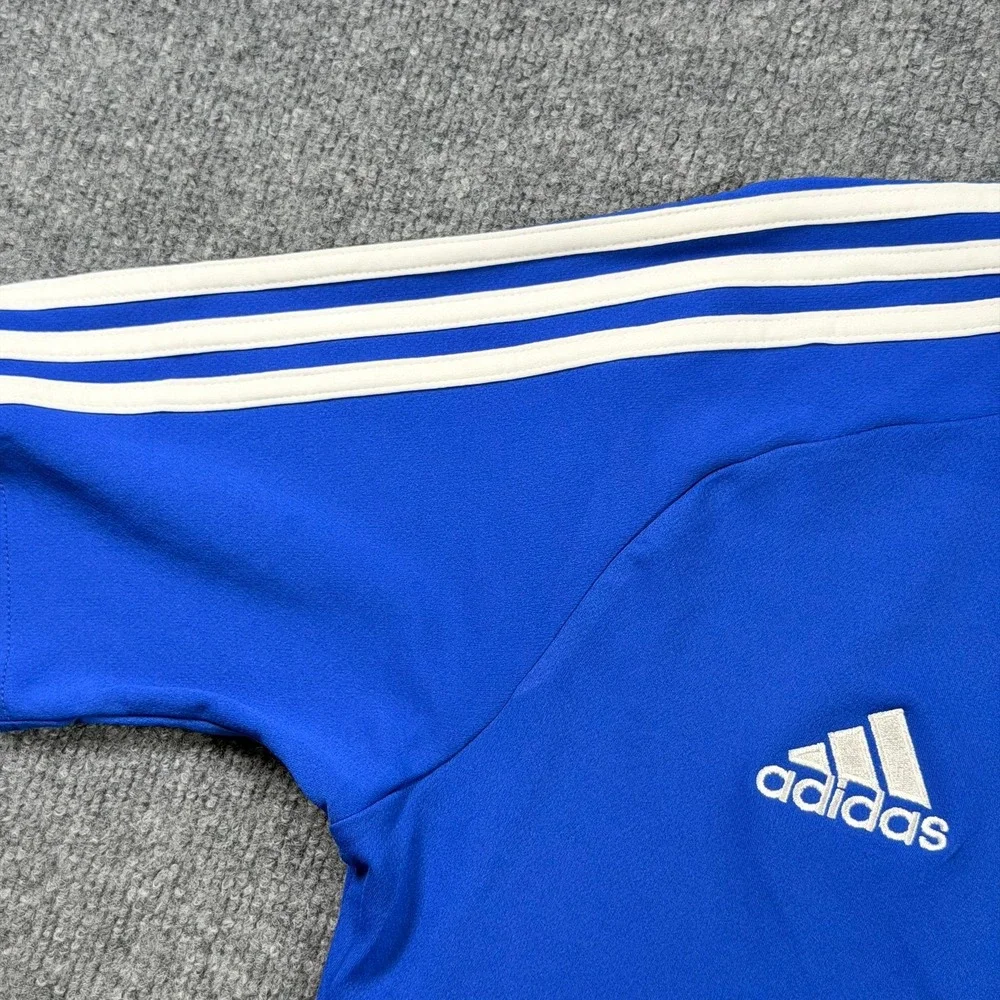 Adidas Juventus Training Jersey Mens Small Blue Climalite S16148 Soccer Shirt